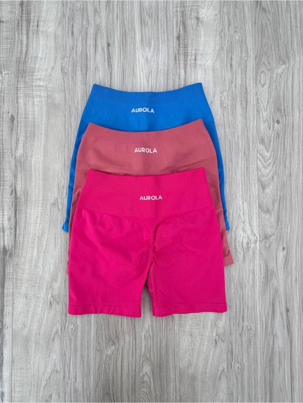 Aurola Intensify womens gym shorts - 3 Pack